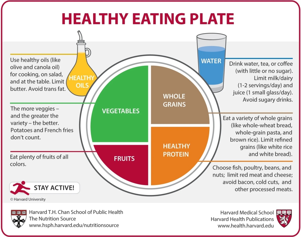 How to balance your diet with Harvard Healthy Eating Plate